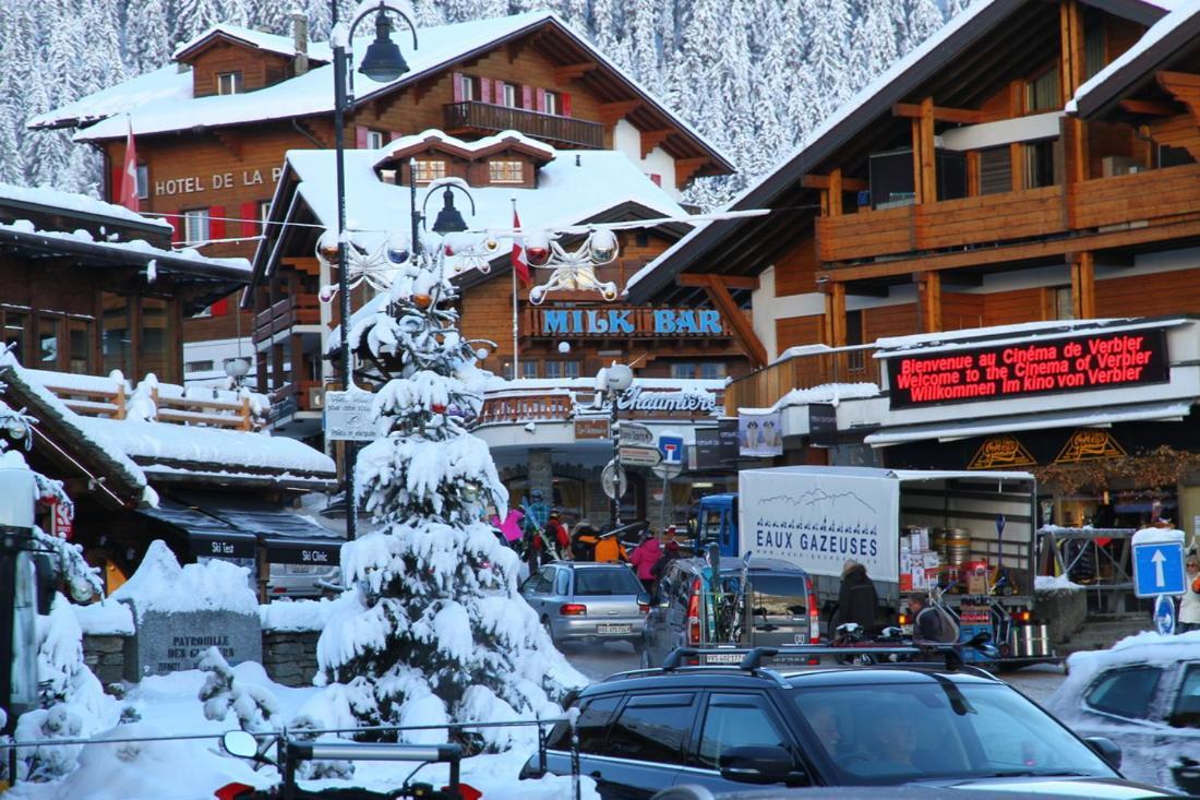Ski-In, Chalet-Style Appt Central Verbier - 1 Min Walk To Lift Exterior foto